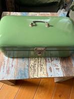 Groene emaille broodtrommel in goede staat, Ophalen of Verzenden