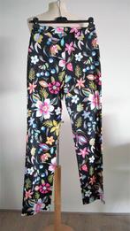 Rosner broek, zwart met bloemen, 36 Long, Nieuw met kaartjes, Nieuw, Lang, Ophalen of Verzenden, Maat 36 (S)