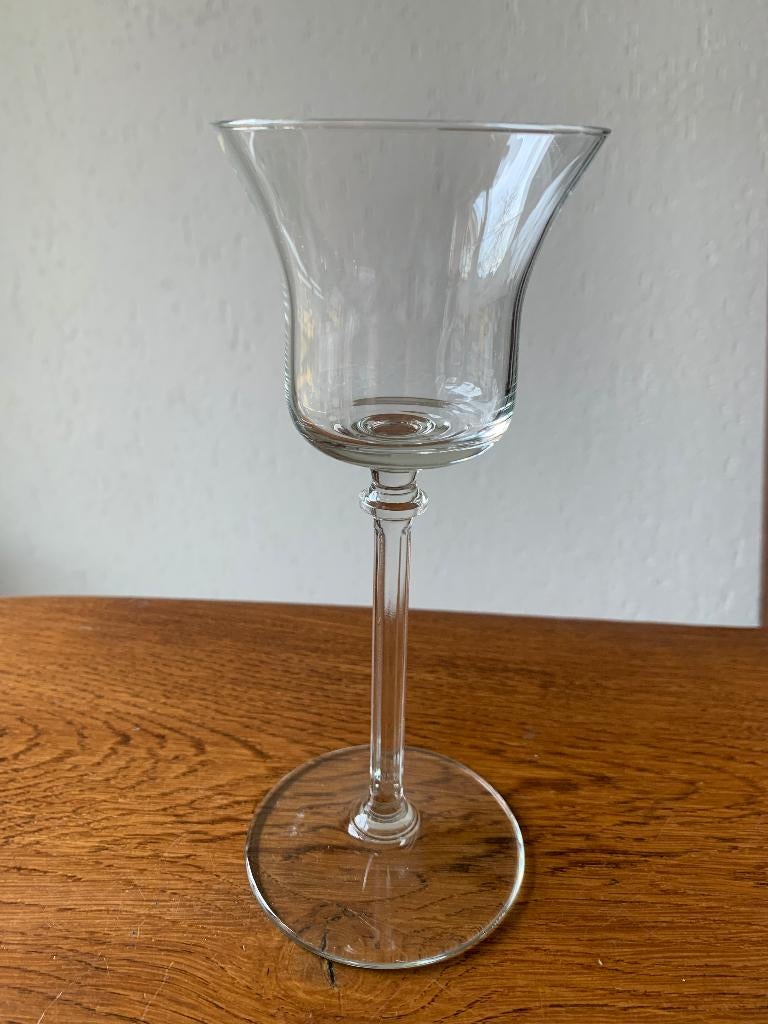 Waxinelichthouder "Glas op Steel met Voet" Nieuw, Ophalen of Verzenden, Nieuw, Overige materialen, Minder dan 25 cm