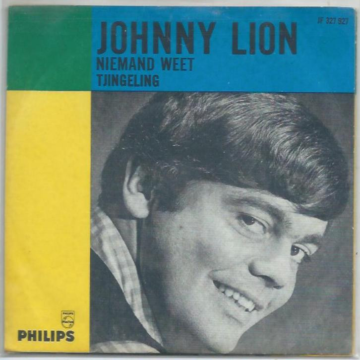 Johnny Lion- Niemand Weet / Tjingeling, Cd's en Dvd's, Vinyl | Nederlandstalig, Gebruikt, Levenslied of Smartlap, Overige formaten