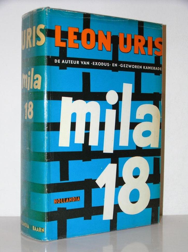 Leon Uris - Mila 18 (gebonden achtste druk), Boeken, Romans, Gelezen, Ophalen of Verzenden