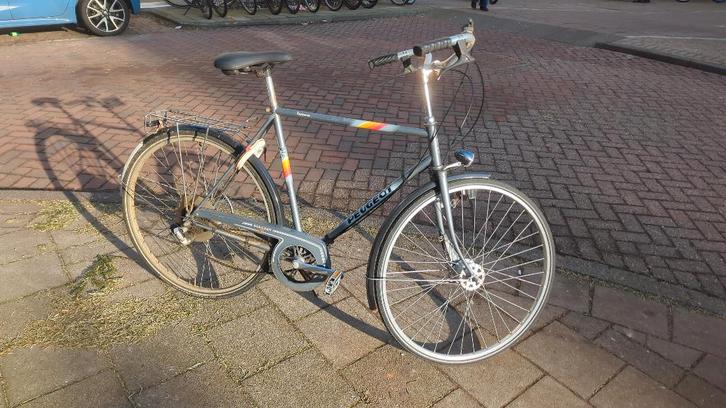 Herenfiets Peugot Toulouse (vintage stadsfiets) derailleur †, Fietsen en Brommers, Fietsen | Heren | Herenfietsen, Gebruikt, Overige merken