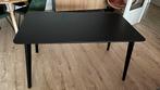 IKEA LISABO tafel zwart, Ophalen, 100 tot 150 cm, 50 tot 100 cm, Zo goed als nieuw