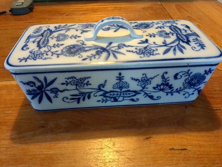 Zwiebelmuster Sierraden Doos, Antiek en Kunst, Antiek | Keramiek en Aardewerk, Ophalen of Verzenden