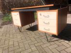 Vintage Teak Bureau Jaren 60 Pastoe Braakman retro design, Ophalen of Verzenden, Gebruikt, Bureau