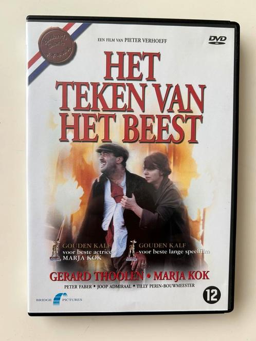 -Het teken van het beest- regie Pieter Verhoeff, Cd's en Dvd's, Dvd's | Nederlandstalig, Zo goed als nieuw, Film, Drama, Vanaf 12 jaar