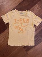 Geel H&M T-Rex T-shirt Maat 122/128, Gebruikt, H&M, Ophalen of Verzenden, Shirt of Longsleeve