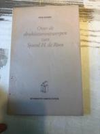 Over de drukletterontwerpen van Sjoerd H. de Roos, Sjoerd H. de Roos, Ophalen of Verzenden, Zo goed als nieuw, Grafische vormgeving