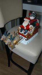 Bewegende kerstslee met muziek, Huis en Inrichting, Complete inboedels, Ophalen of Verzenden
