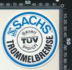 Sticker: Sachs - Trommelbremse, Ophalen of Verzenden, Zo goed als nieuw, Auto of Motor