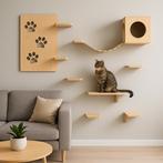 Kattenwand op maat – stijlvolle speelwand voor uw kat, Verzenden, Nieuw