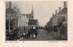 Leiderdorp, Entree dorp met mensen. 3695 - Nautakaart 484, Verzamelen, Ansichtkaarten | Nederland, Verzenden, Voor 1920, Gelopen