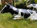 Twee levensgrote polyester koeien blikvangers, Tuin en Terras, Ophalen, Zo goed als nieuw, Kunststof