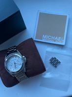 Michael Kors horloge zilver, Met strass, Overige merken, Ophalen of Verzenden, Staal
