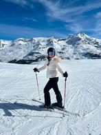 Oysho Ski Jas - Crème - Waterdicht - Goede kwaliteit, Ophalen of Verzenden, Gedragen, Maat 36 (S), Jack