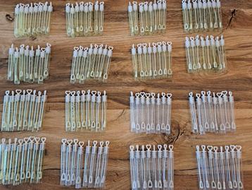 128 bellenblaasbuisjes met hartjes voor bruiloft beschikbaar voor biedingen