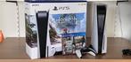 Sony Playstation 5 Disc Edition + games, Spelcomputers en Games, Spelcomputers | Sony PlayStation 5, Ophalen, Nieuw, Playstation 5