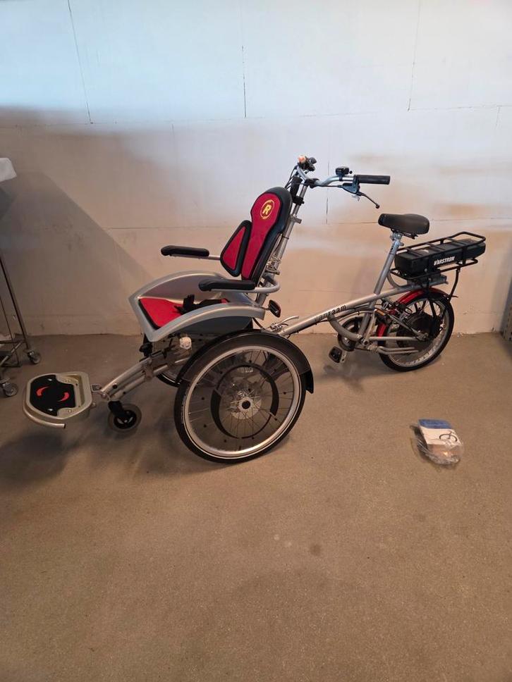 van Raam O-pair rolstoelfiets electrisch / nieuwe accu, Fietsen en Brommers, Fietsen | Driewielfietsen, Ophalen