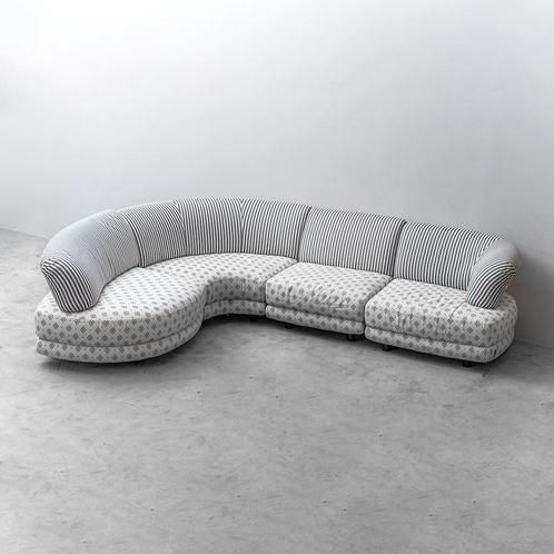 Modular sofa with 4 elements by Busnelli Italia from the 70s, Huis en Inrichting, Banken | Bankstellen, Gebruikt, Hoekbank, Vierpersoons of meer