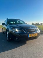 SAAB 9-5 Aero Estate Sport 2.3T, Auto's, Zwart, 4 cilinders, Leder, Stationwagon