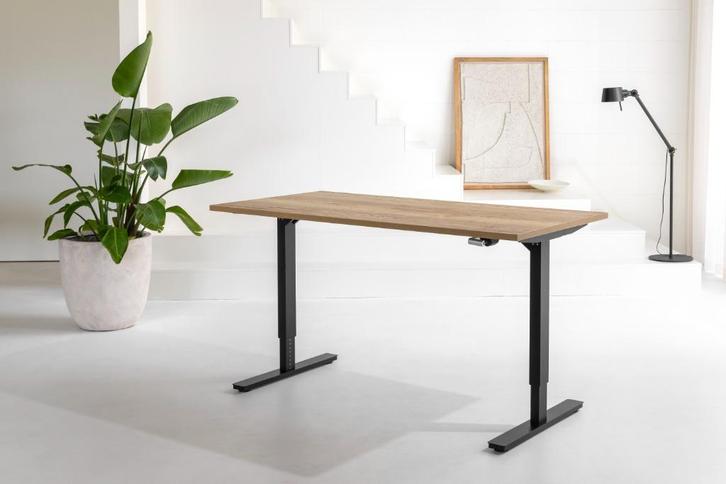 Zit-sta slinger bureau TD Eco - Levering binnen 5 werkdagen!, Huis en Inrichting, Bureaus, Nieuw, Bureau, In hoogte verstelbaar