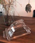 💝 Art Deco VAL SAINT LAMBERT LUXVAL ECLAT kaasstolp glas, Antiek en Kunst, Ophalen of Verzenden