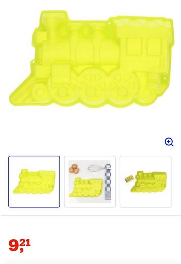 silicone bakvorm trein  beschikbaar voor biedingen