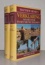 M. Henry: Verklaring van Oude en Nieuwe Testament (2 delen)., Christendom | Protestants, Ophalen of Verzenden, Zo goed als nieuw