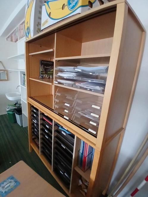 Open kast Vakkenkast. Met plastic laatjes/ bakken, Huis en Inrichting, Kasten | Vitrinekasten, Gebruikt, Minder dan 100 cm, 25 tot 50 cm