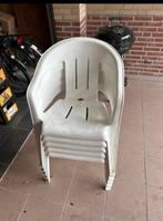 5 Stapelstoelen - Zelf Zuiver Maken, Tuin en Terras, Ophalen of Verzenden, Gebruikt, Plastic, Stapelbaar