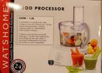 Watshome food processor blender nieuw 350watt 1 liter, Witgoed en Apparatuur, Nieuw, Ophalen of Verzenden
