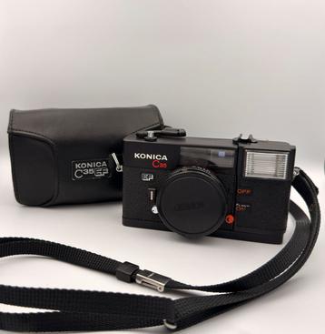 Konica C35 EF - Getest & in Goede Staat + Tasje! beschikbaar voor biedingen