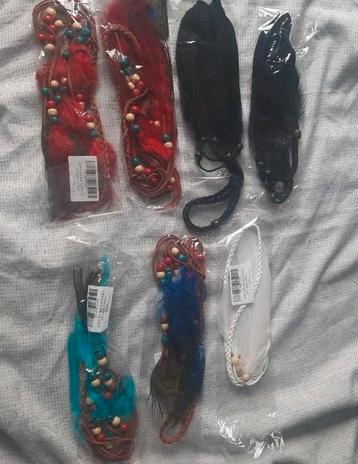 Haarbanden met feathers / haartooi / feathers  beschikbaar voor biedingen