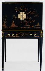 Jansen Furniture Chinoiserie Zilveren Kast, Antiek en Kunst, Antiek | Meubels | Kasten, Ophalen of Verzenden