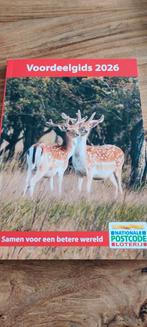 Voordeelgids 2026 Postcodeloterij., Tickets en Kaartjes, Drie personen of meer, Kortingsbon