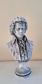 Mozart, wit beeld 37x 19cm, Ophalen of Verzenden, Gebruikt, Mens