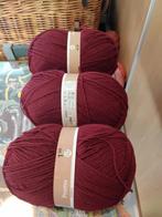 3 Bollen Rode Wol - Zeeman Promo, Ophalen of Verzenden, Nieuw, Breien of Haken, Wol of Garen