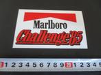 sticker tabak - marlboro challenge '85 - 1985, Verzamelen, Ophalen, Zo goed als nieuw, Bedrijf of Vereniging