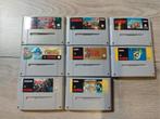 8 Super Nintendo games, Avontuur en Actie, 2 spelers, Ophalen of Verzenden, Zo goed als nieuw