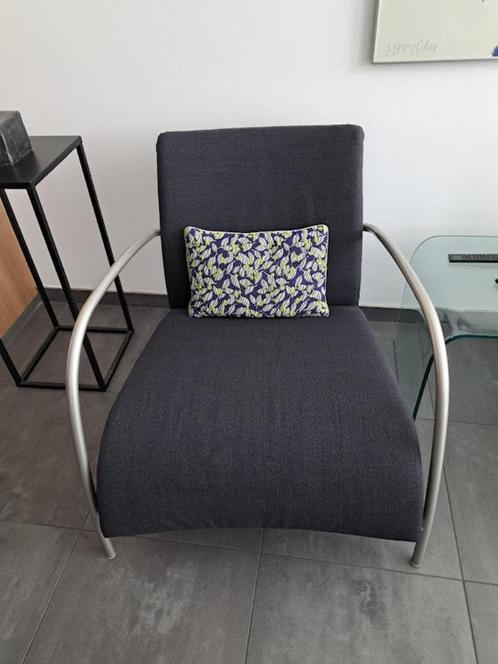 Fauteuil van Montis, type Lomas, Huis en Inrichting, Fauteuils, Gebruikt, Metaal, Stof, 50 tot 75 cm, Minder dan 75 cm, Ophalen