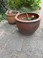 terracotta bloembakken, Steen, Gebruikt, Minder dan 60 cm, Rond