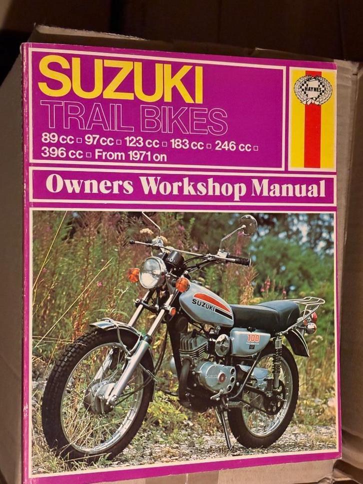 SUZUKI TRIAL BIKES vanaf 1971 Haynes manual werkplaatsboek, Motoren, Handleidingen en Instructieboekjes, Suzuki, Ophalen of Verzenden