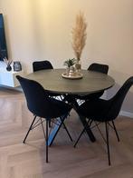 Mariedamm Ronde Eettafel - Grijs Marmer, Ophalen, Overige materialen, 100 tot 150 cm, Rond