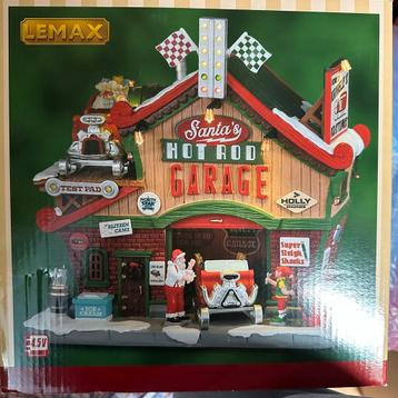 Lemax Santa's Hot Rod Garage - Nieuw! beschikbaar voor biedingen