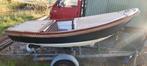 Mini sloep. Polyester met teak dek., Watersport en Boten, Sloepen, Ophalen, Gebruikt, Tot 10 pk, Binnenboordmotor