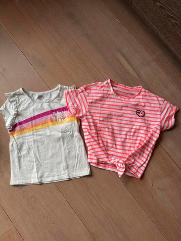 Set Kiabi shirt tshirt tops meisje 116 katoen zomerkleding  beschikbaar voor biedingen