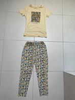 Name It set zomer maat 146 shirt en broek geel, Gebruikt, Meisje, Ophalen of Verzenden, Setje
