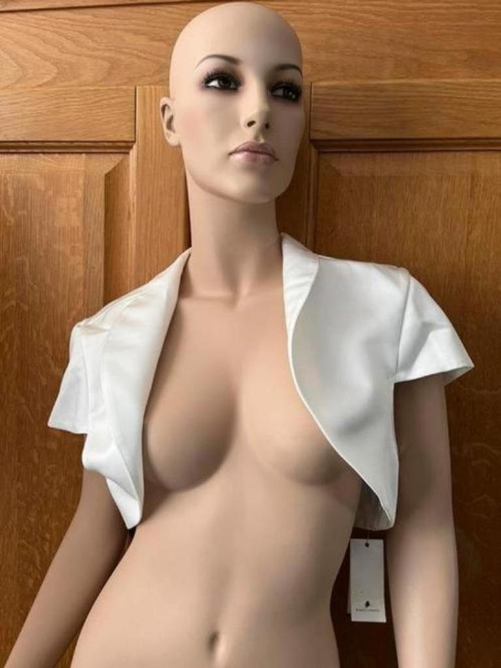 Nieuw IVOREN bruidsjasjes satijn XL, Kleding | Dames, Trouwkleding en Trouwaccessoires, Nieuw, Accessoires, Overige kleuren, Ophalen of Verzenden