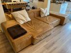 Suede lederen design bank bestaande uit 8 losse delen, Huis en Inrichting, Banken | Bankstellen, Ophalen, 250 tot 300 cm, Gebruikt