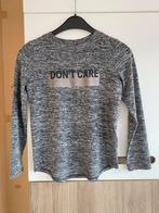 Tshirt Dont Care CenA Grijs Zwart Maat 134 140, Gebruikt, C&A, Meisje, Ophalen of Verzenden